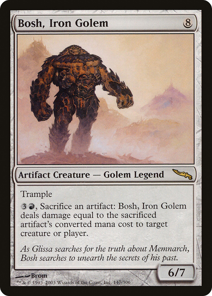 Magic: The Gathering - Bosh, Iron Golem - Mirrodin