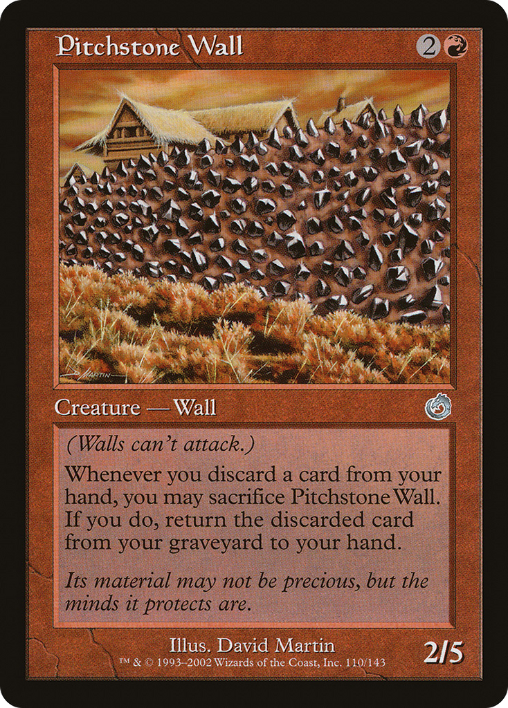 Magic: The Gathering - Pitchstone Wall - Torment