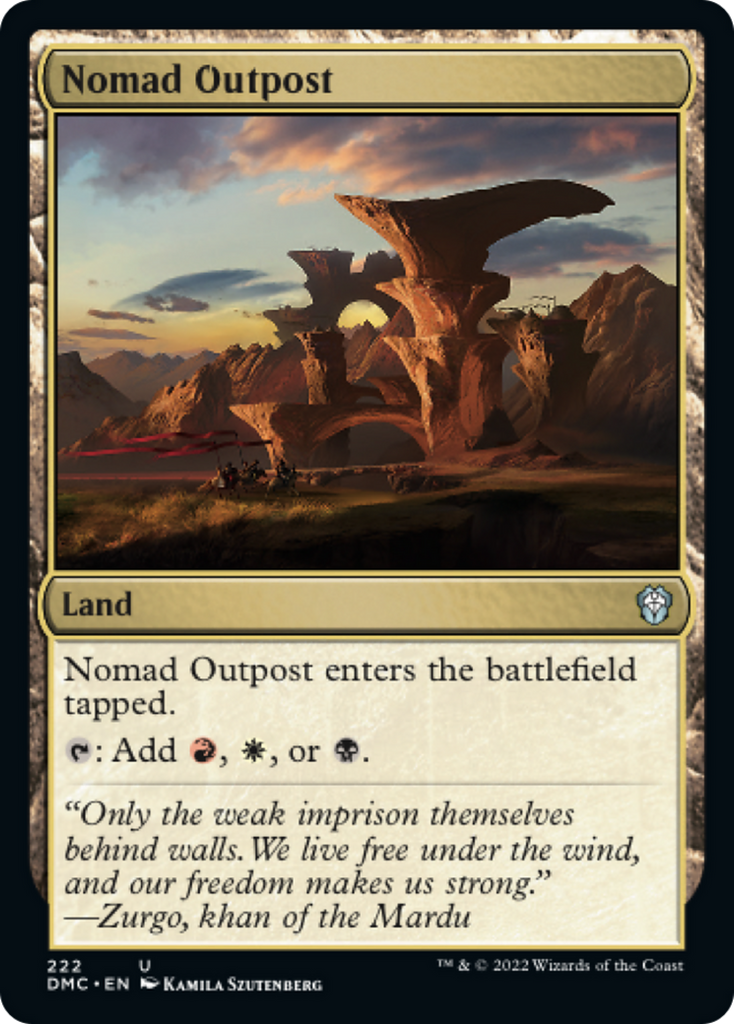 Magic: The Gathering - Nomad Outpost - Dominaria United Commander