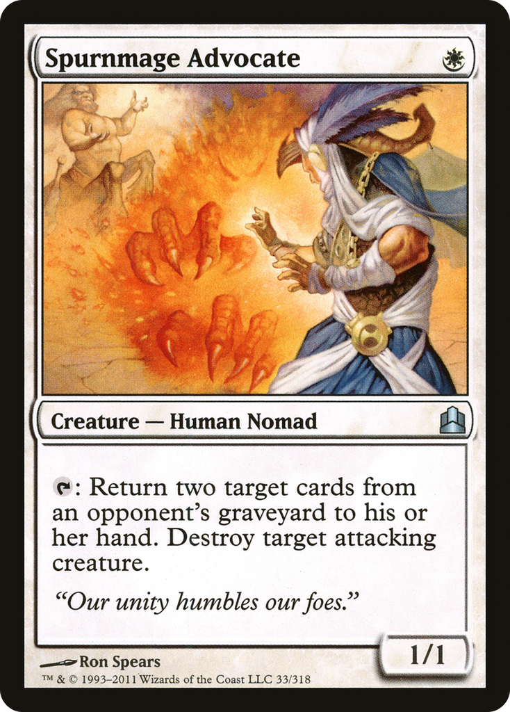 Magic: The Gathering - Spurnmage Advocate - Commander 2011