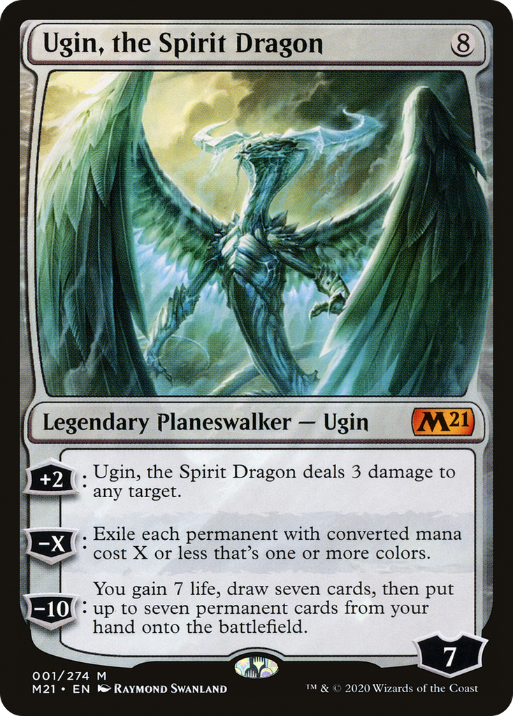 Magic: The Gathering - Ugin, the Spirit Dragon - Core Set 2021