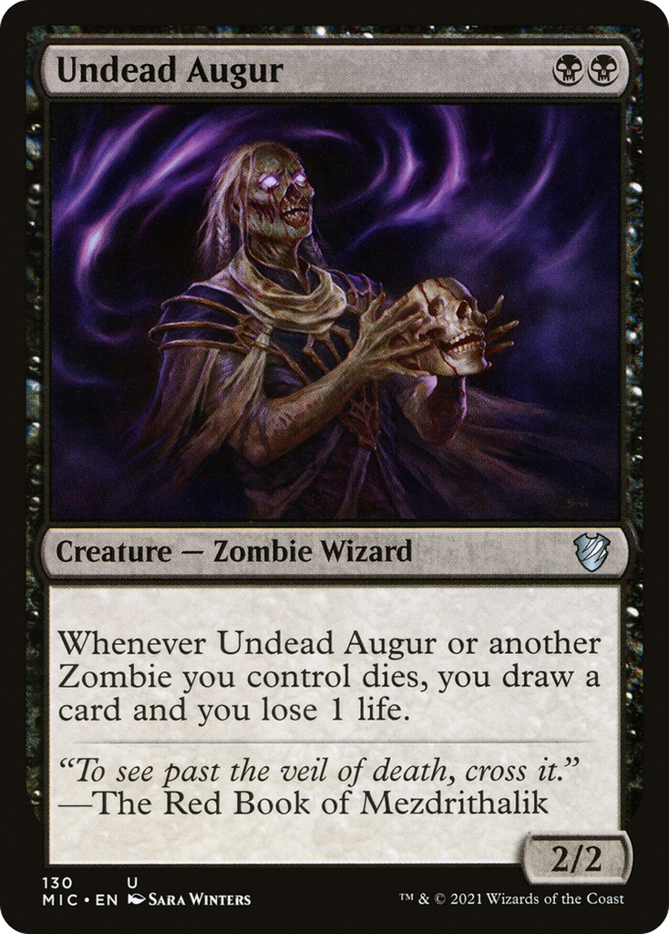Magic: The Gathering - Undead Augur - Midnight Hunt Commander