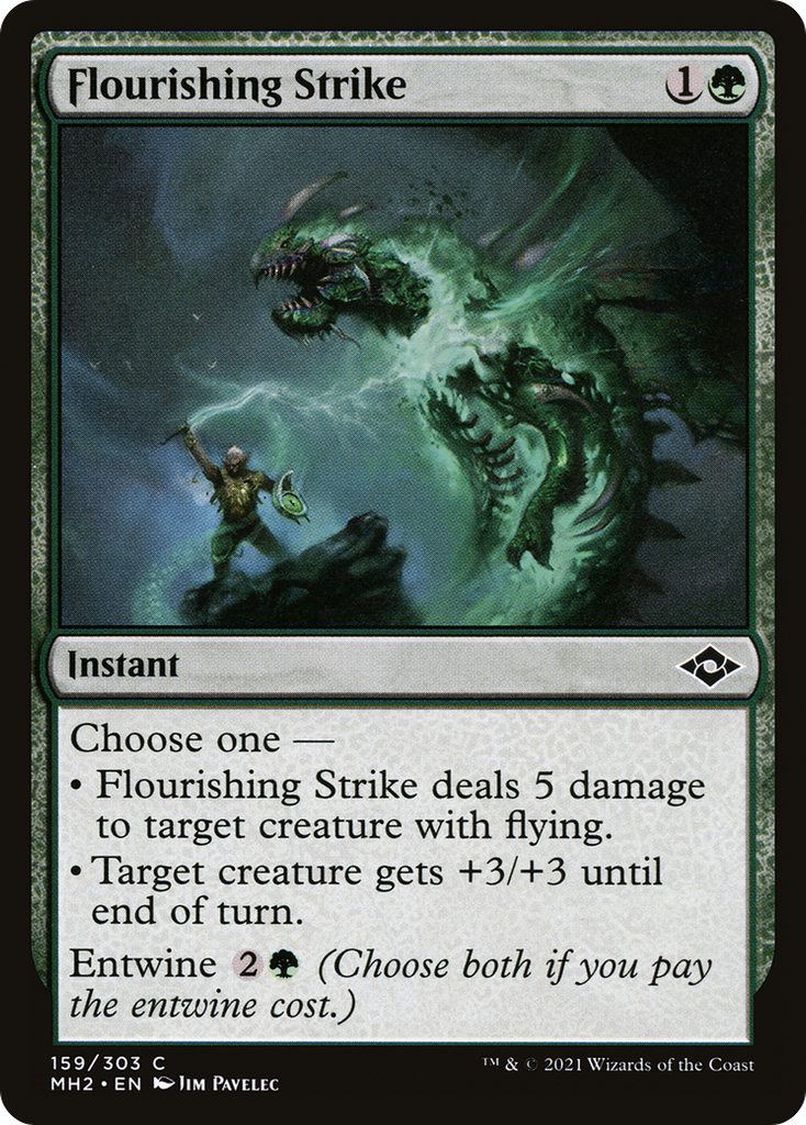 Magic: The Gathering - Flourishing Strike Foil - Modern Horizons 2