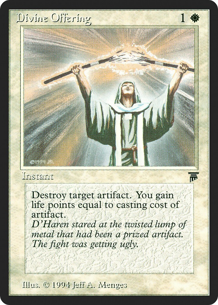 Magic: The Gathering - Divine Offering - Legends