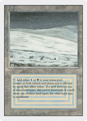 Magic: The Gathering - Tundra - Revised Edition