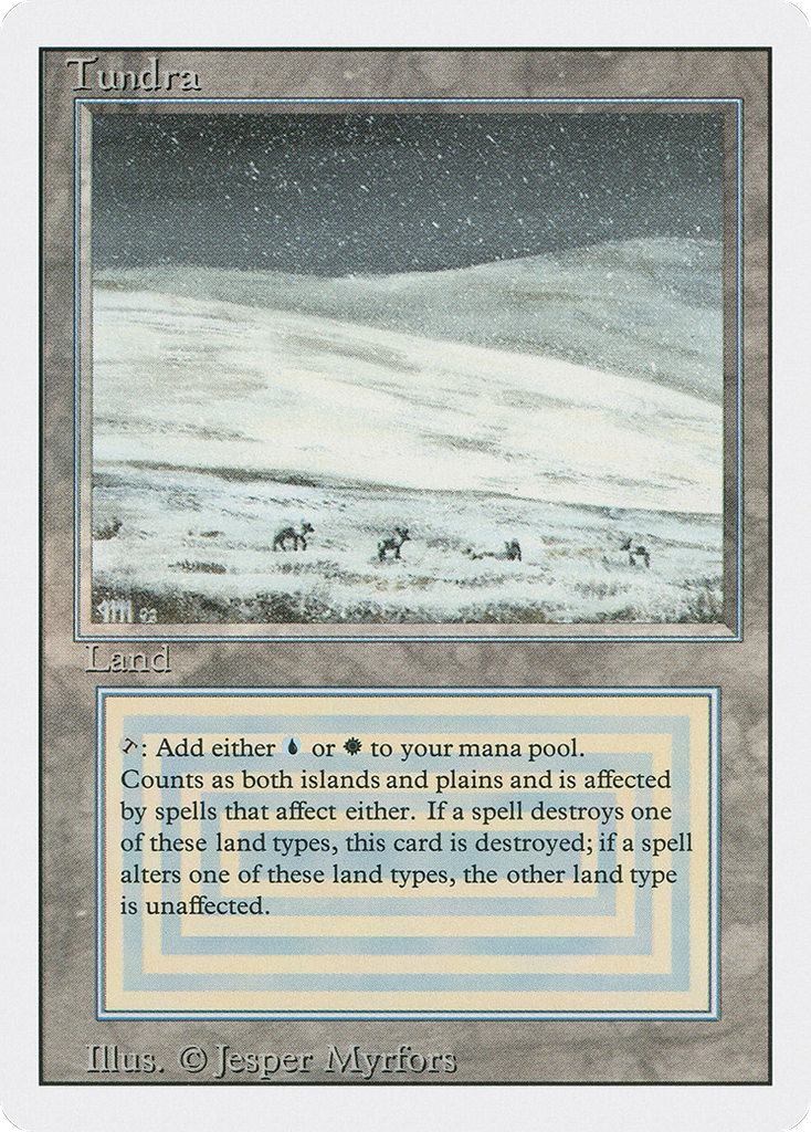 Magic: The Gathering - Tundra - Revised Edition