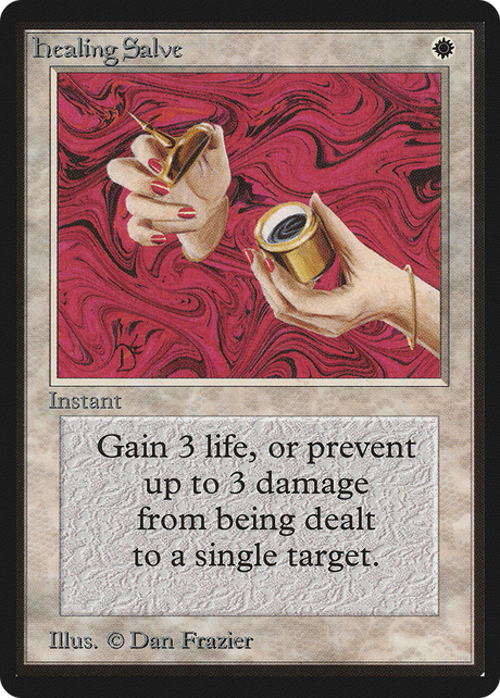 Magic: The Gathering - Healing Salve - Limited Edition Beta