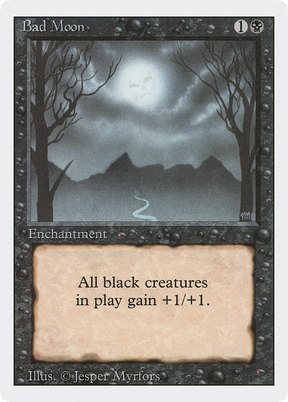 Magic: The Gathering - Bad Moon - Revised Edition