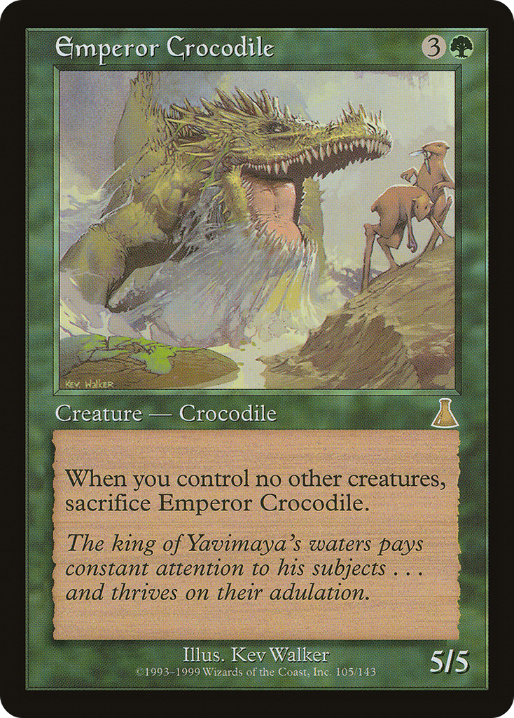 Magic: The Gathering - Emperor Crocodile - Urza's Destiny