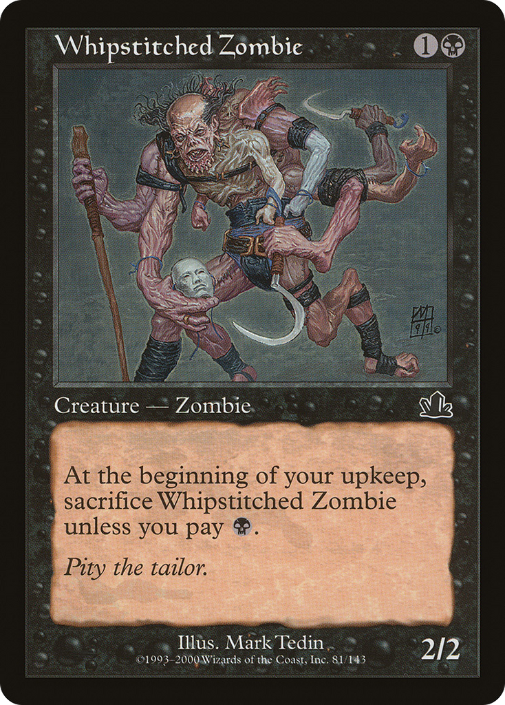 Magic: The Gathering - Whipstitched Zombie - Prophecy