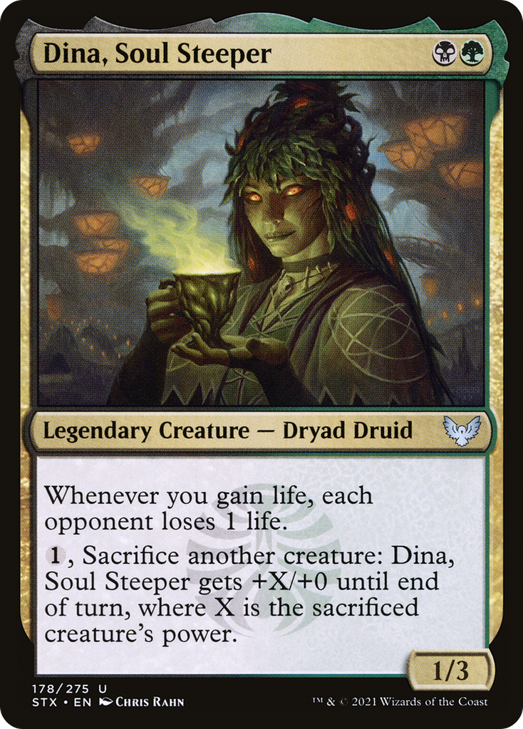 Magic: The Gathering - Dina, Soul Steeper Foil - Strixhaven: School of Mages