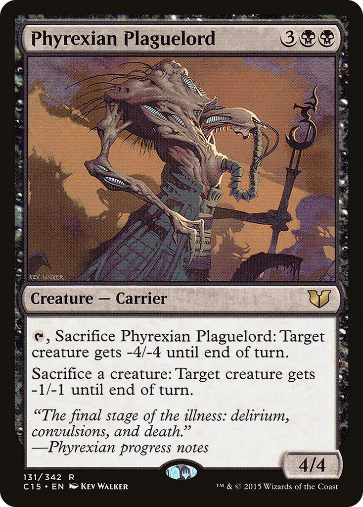 Magic: The Gathering - Phyrexian Plaguelord - Commander 2015