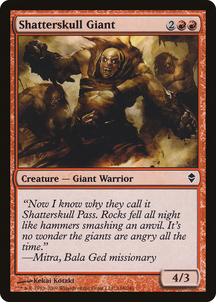 Magic: The Gathering - Shatterskull Giant - Zendikar