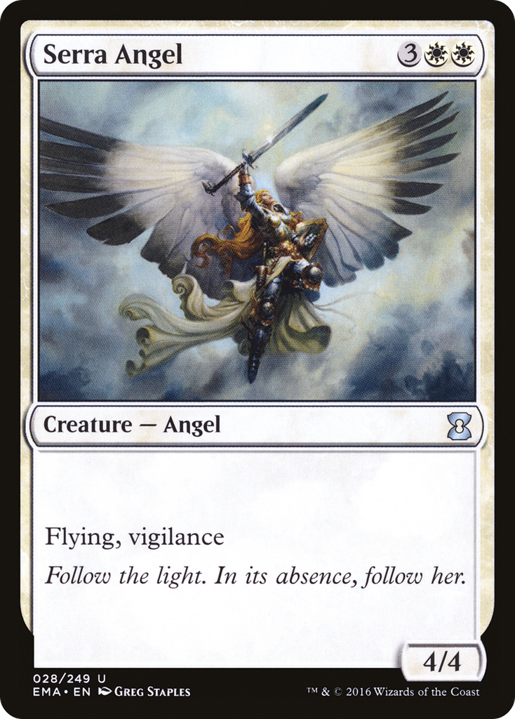 Magic: The Gathering - Serra Angel - Eternal Masters