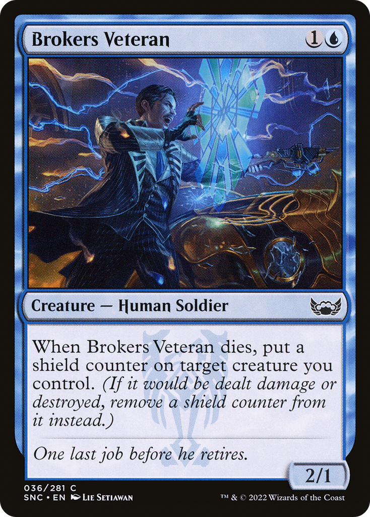 Magic: The Gathering - Brokers Veteran Foil - Streets of New Capenna