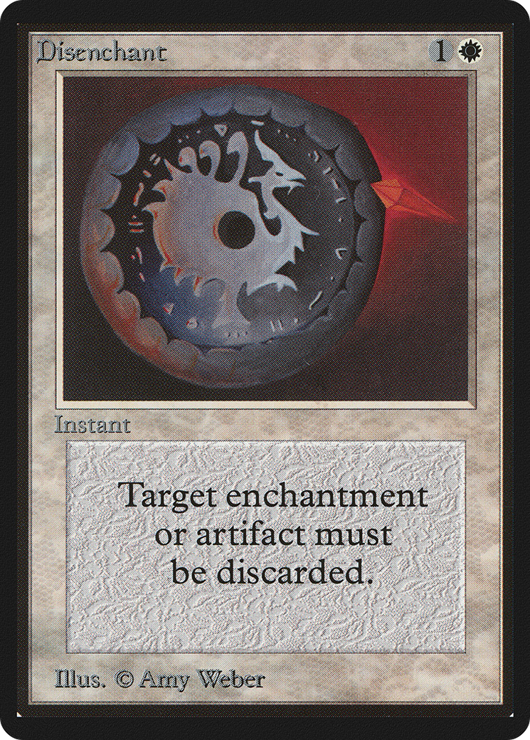 Magic: The Gathering - Disenchant - Limited Edition Beta
