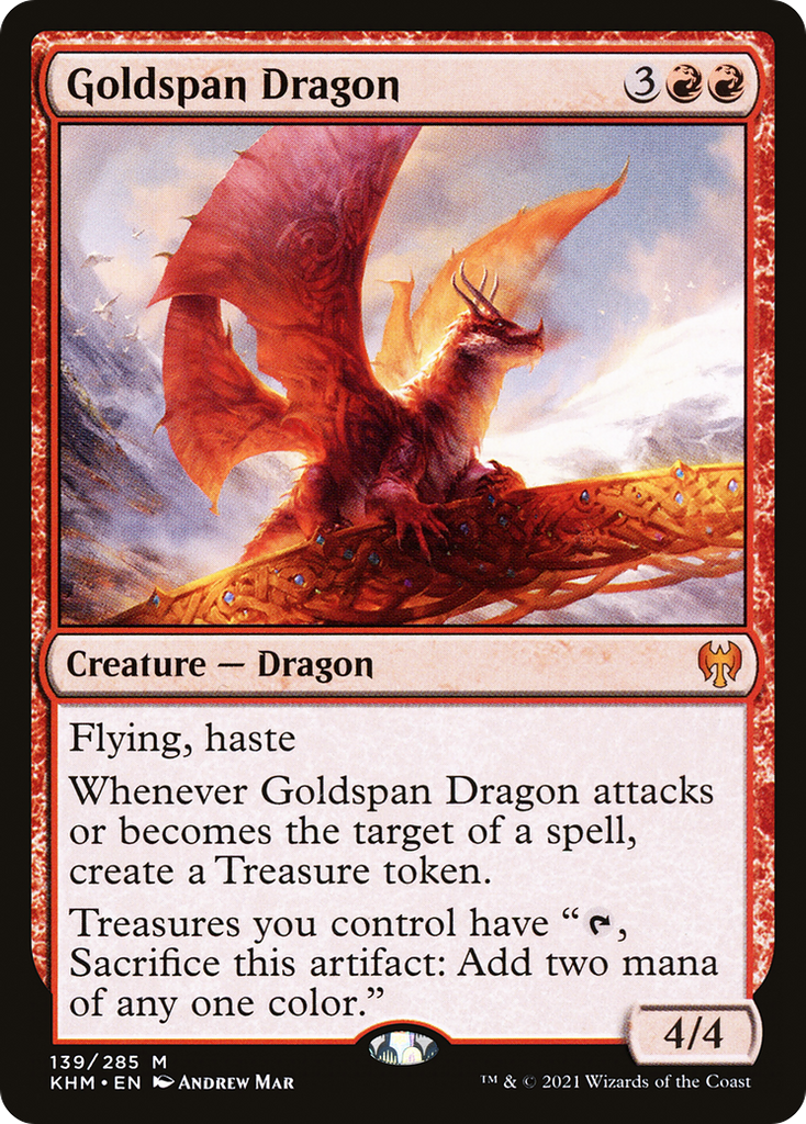 Magic: The Gathering - Goldspan Dragon - Kaldheim