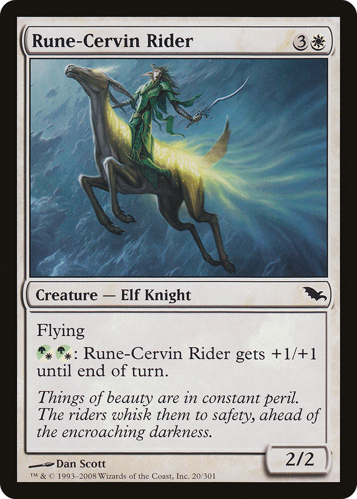 Magic: The Gathering - Rune-Cervin Rider - Shadowmoor