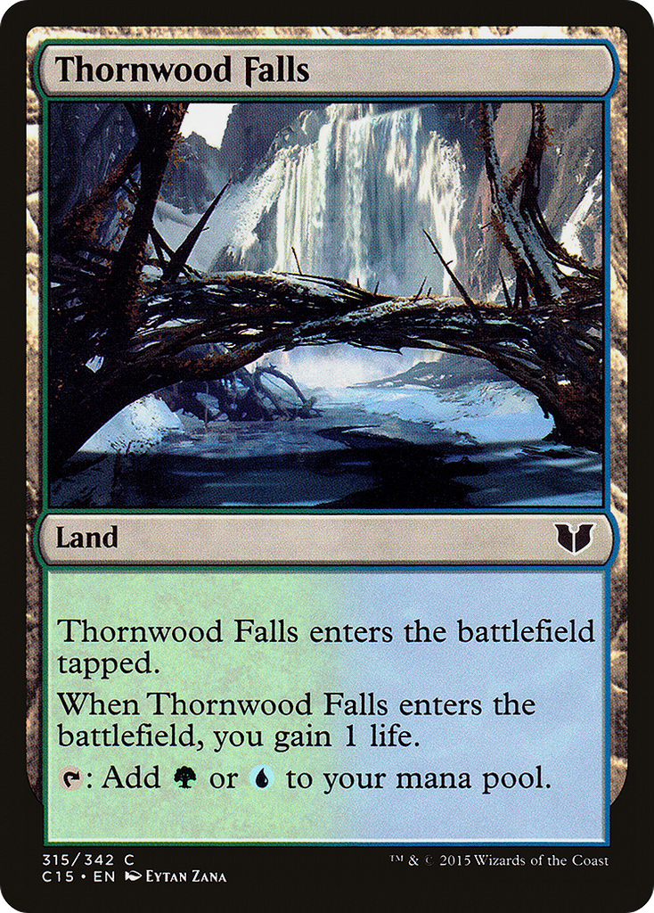 Magic: The Gathering - Thornwood Falls - Commander 2015