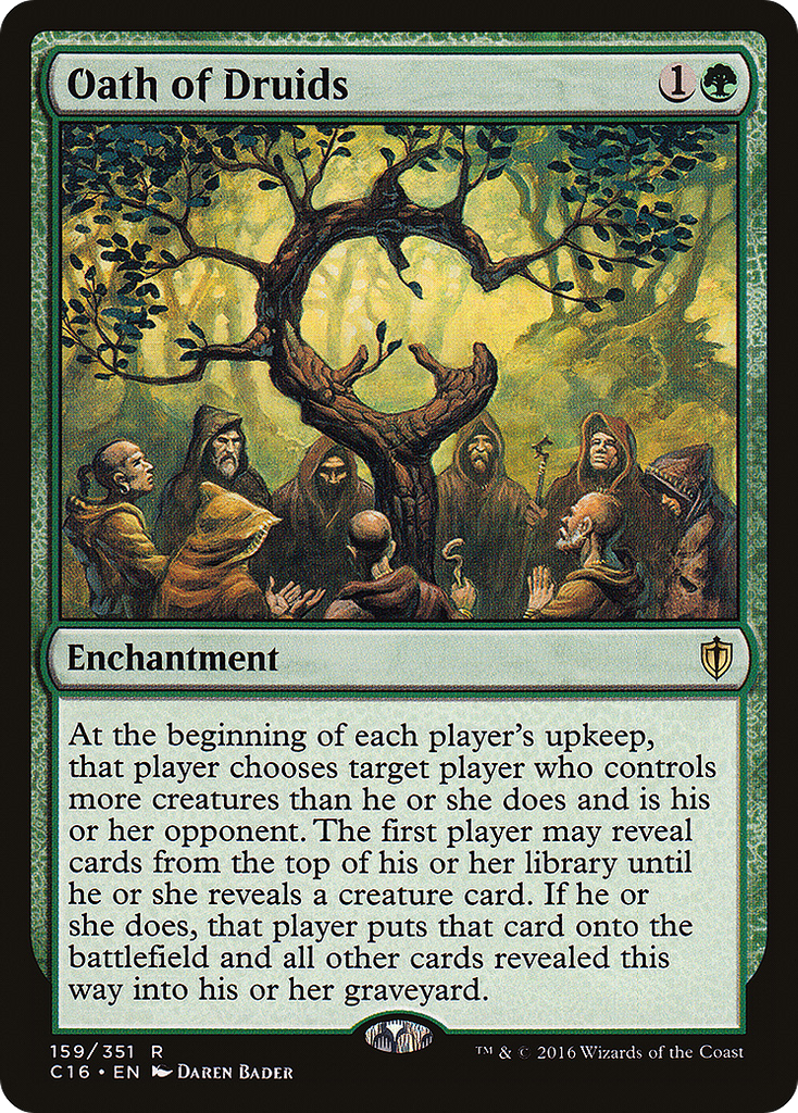 Magic: The Gathering - Oath of Druids - Commander 2016