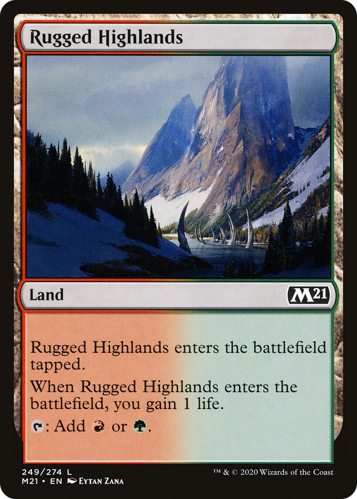 Magic: The Gathering - Rugged Highlands - Core Set 2021