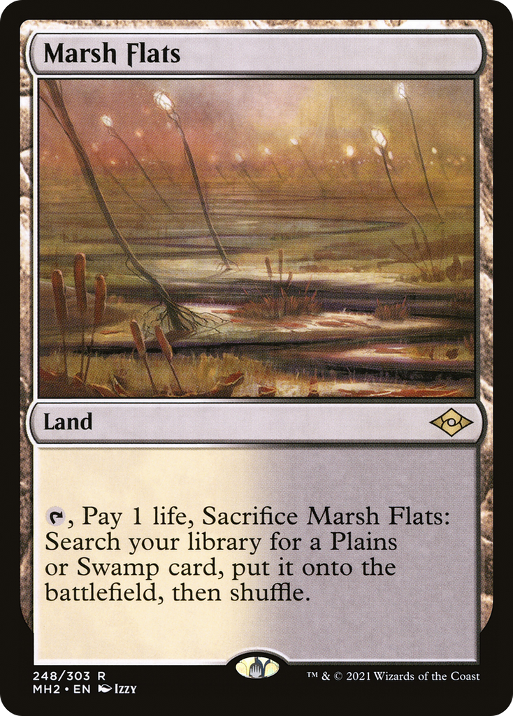 Magic: The Gathering - Marsh Flats Foil - Modern Horizons 2