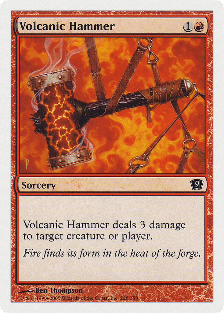 Magic: The Gathering - Volcanic Hammer - Ninth Edition