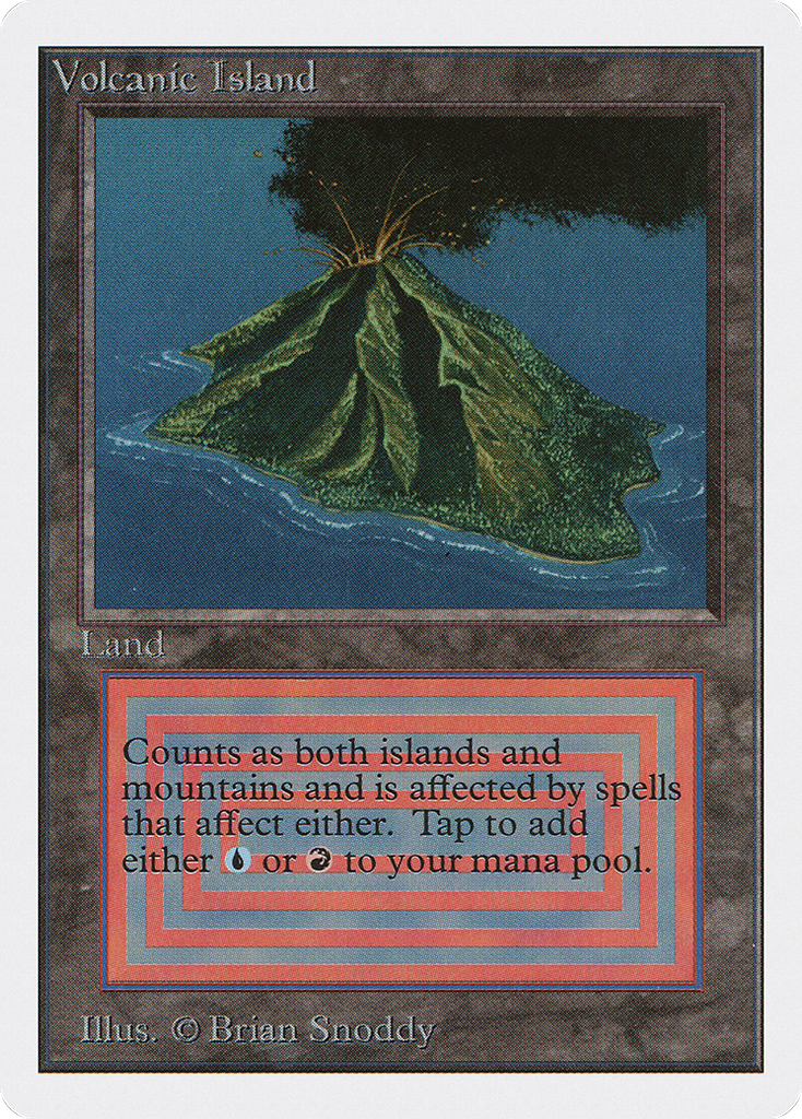 Magic: The Gathering - Volcanic Island - Unlimited Edition
