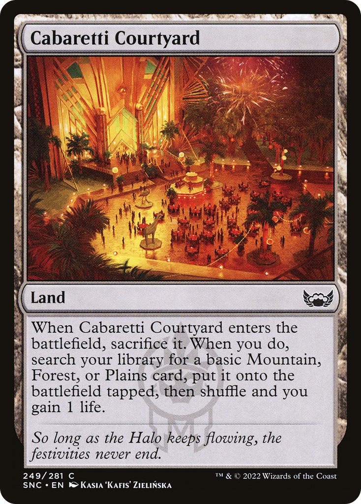 Magic: The Gathering - Cabaretti Courtyard Foil - Streets of New Capenna