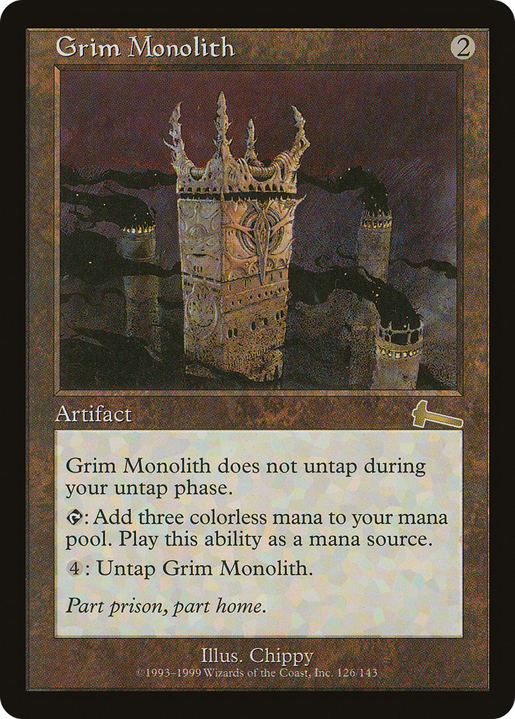 Magic: The Gathering - Grim Monolith - Urza's Legacy