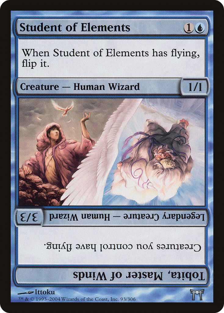 Magic: The Gathering - Student of Elements // Tobita, Master of Winds - Champions of Kamigawa