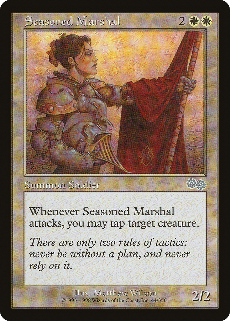 Magic: The Gathering - Seasoned Marshal - Urza's Saga