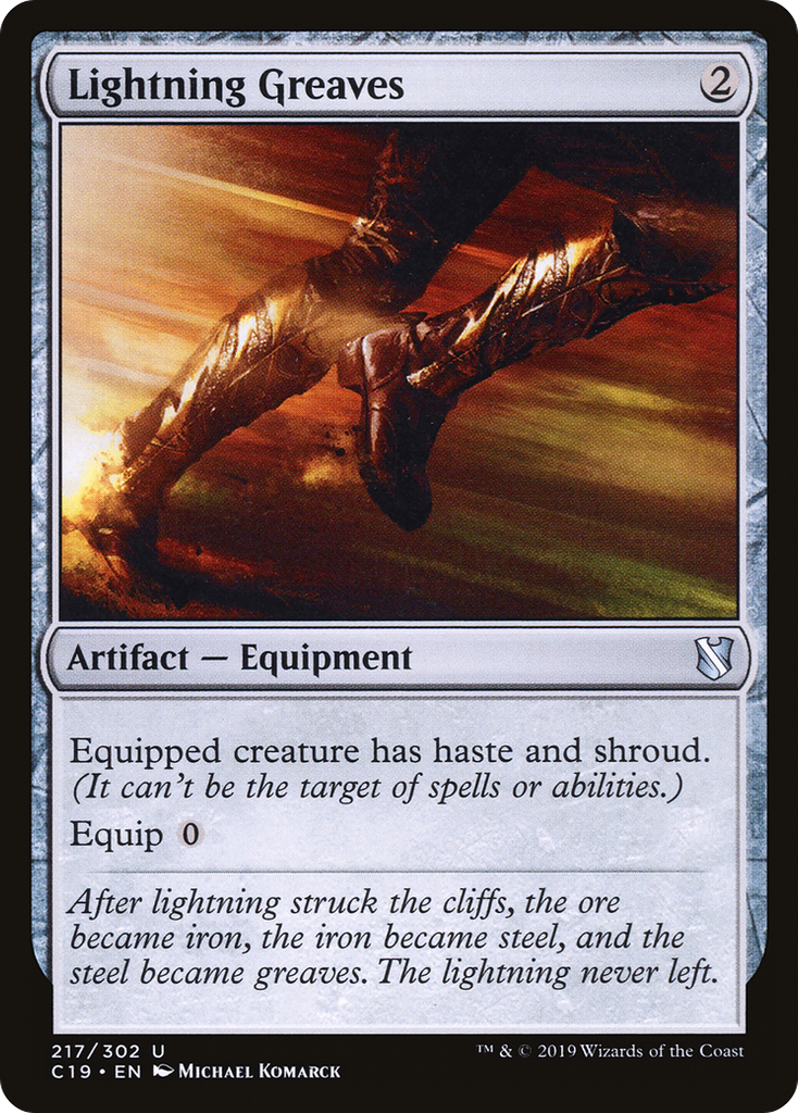 Magic: The Gathering - Lightning Greaves - Commander 2019