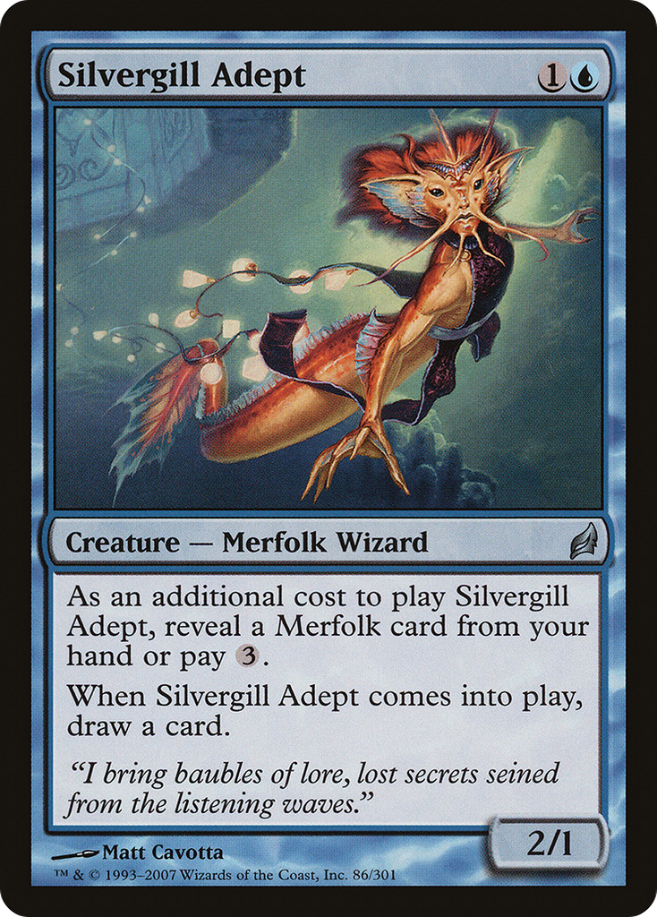 Magic: The Gathering - Silvergill Adept - Lorwyn