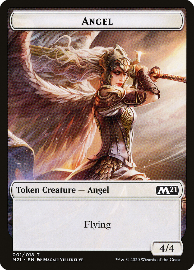 Magic: The Gathering - Angel Token - Core Set 2021 Tokens