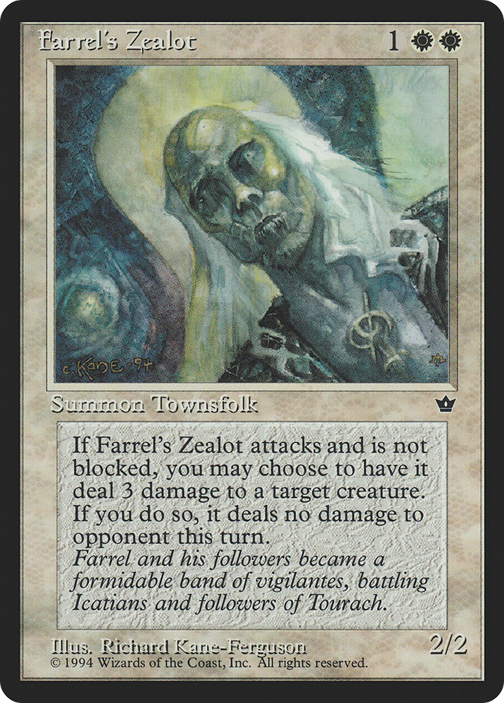 Magic: The Gathering - Farrel's Zealot - Fallen Empires