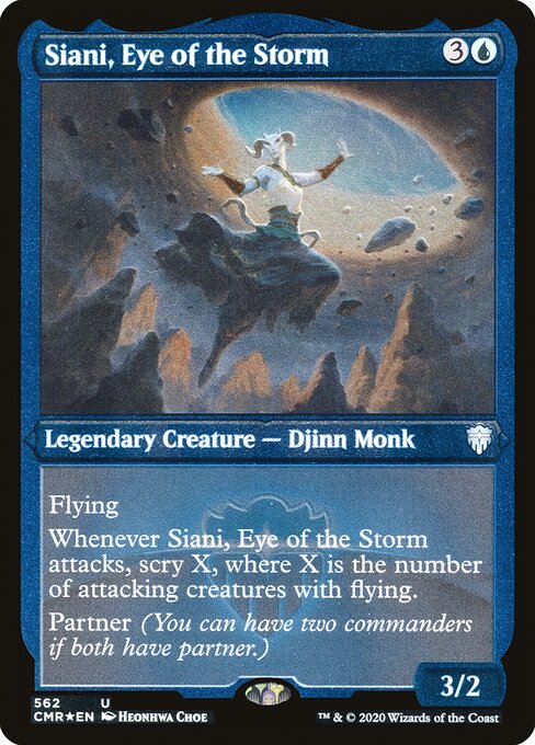 Magic the Gathering - Siani, Eye of the Storm Foil - Commander Legends