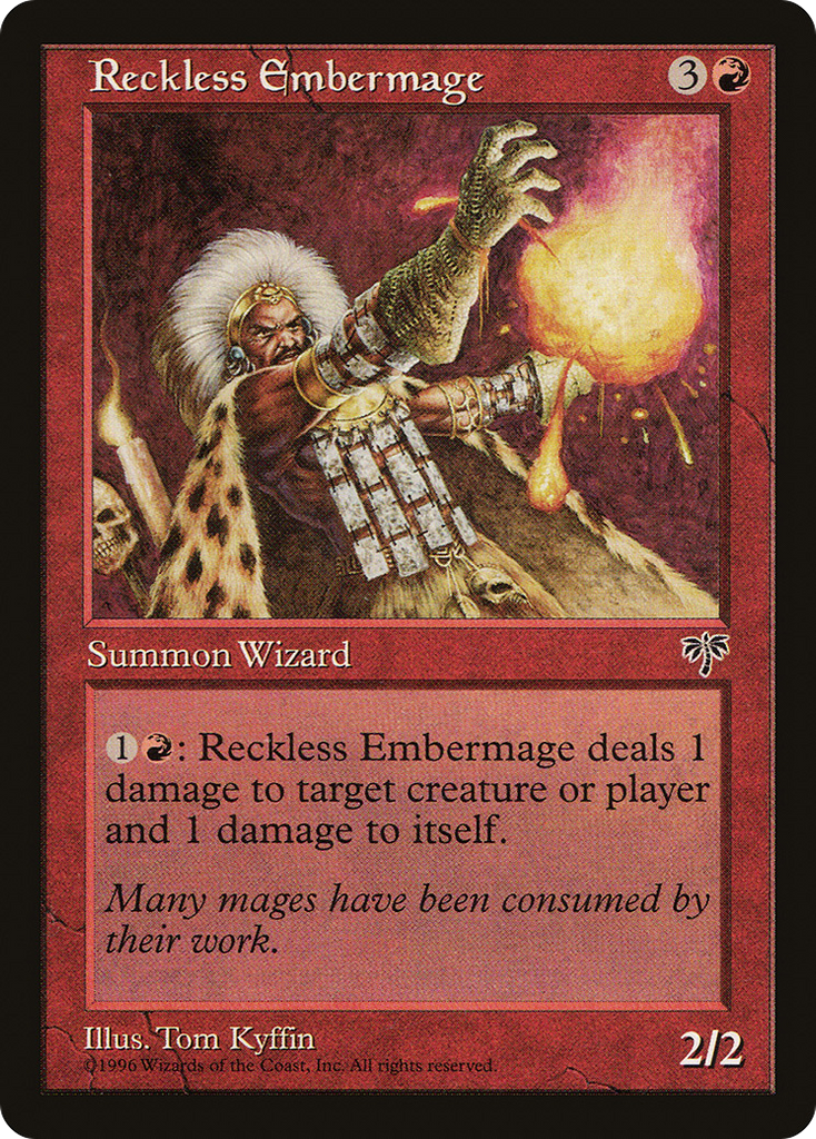 Magic: The Gathering - Reckless Embermage - Mirage