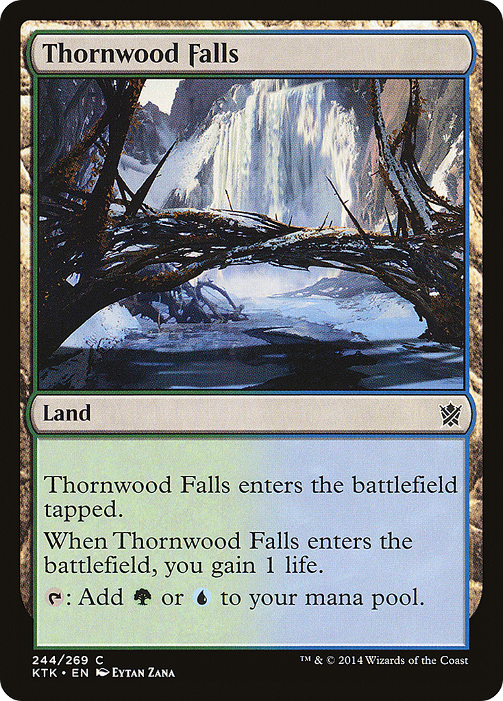 Magic: The Gathering - Thornwood Falls - Khans of Tarkir