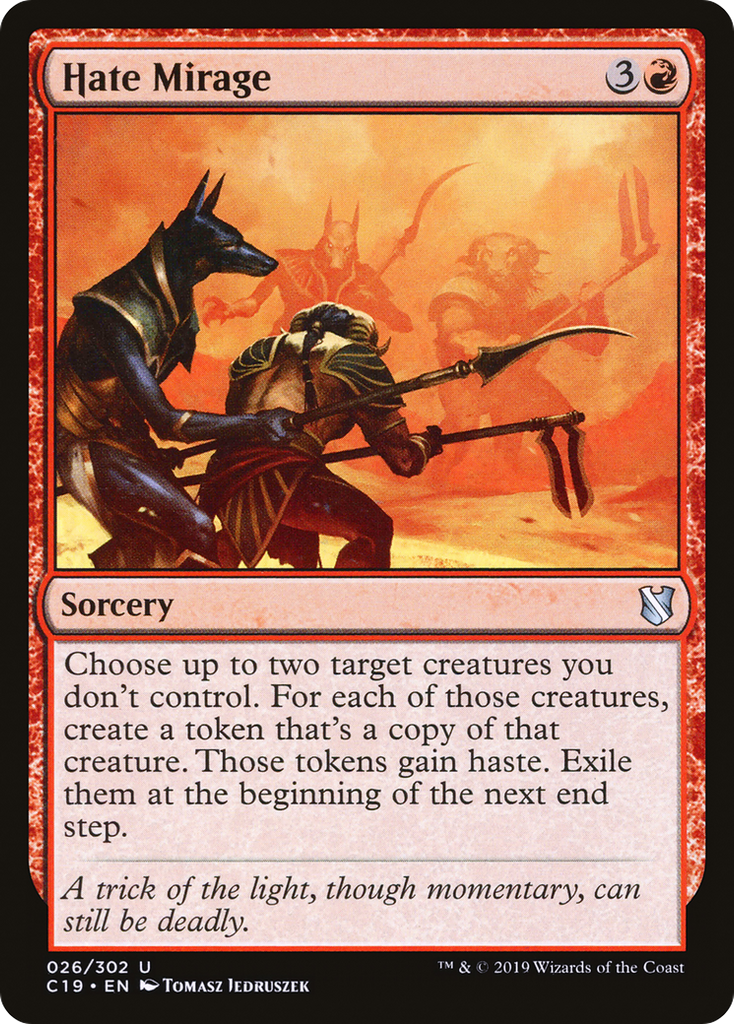 Magic: The Gathering - Hate Mirage - Commander 2019