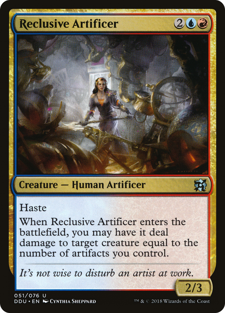 Magic: The Gathering - Reclusive Artificer - Duel Decks: Elves vs. Inventors