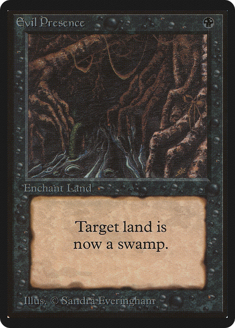 Magic: The Gathering - Evil Presence - Limited Edition Beta