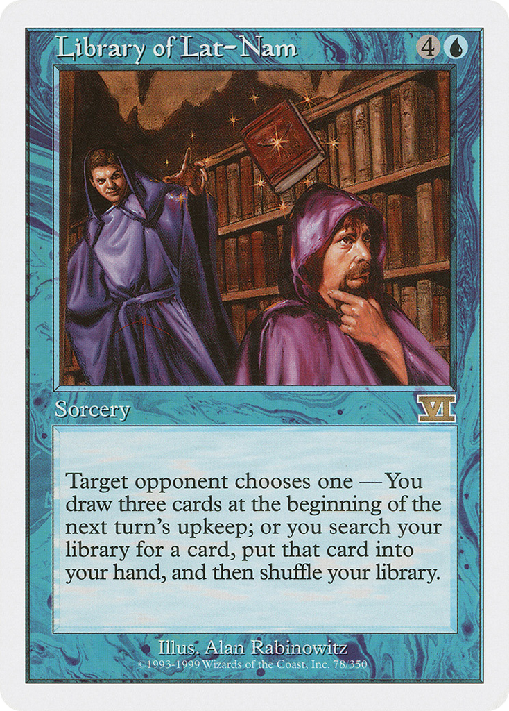 Magic: The Gathering - Library of Lat-Nam - Classic Sixth Edition