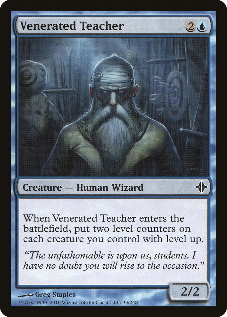Magic: The Gathering - Venerated Teacher - Rise of the Eldrazi