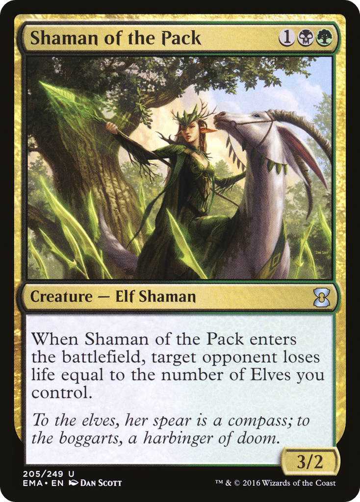 Magic: The Gathering - Shaman of the Pack - Eternal Masters