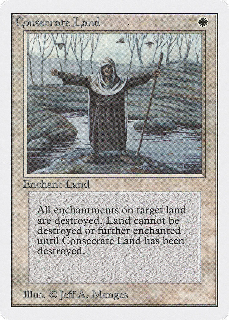 Magic: The Gathering - Consecrate Land - Unlimited Edition