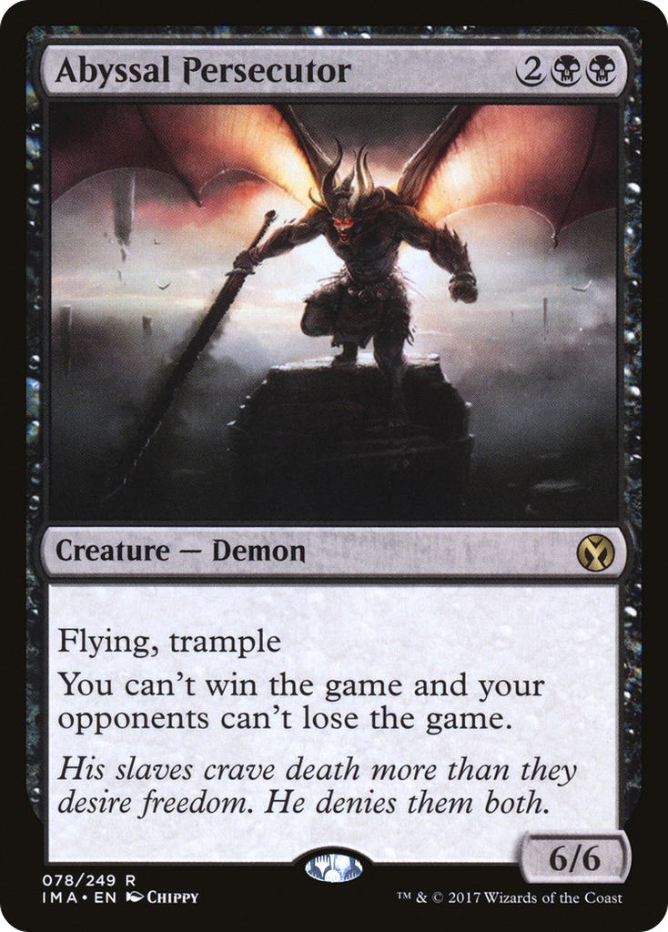 Magic: The Gathering - Abyssal Persecutor - Iconic Masters