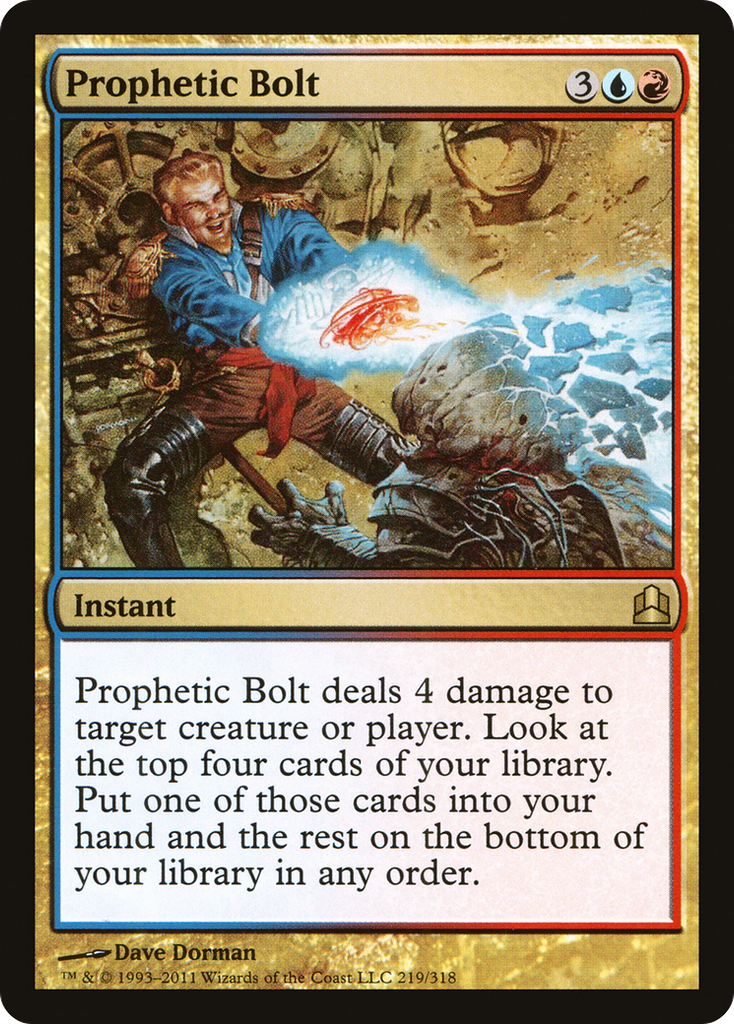 Magic: The Gathering - Prophetic Bolt - Commander 2011