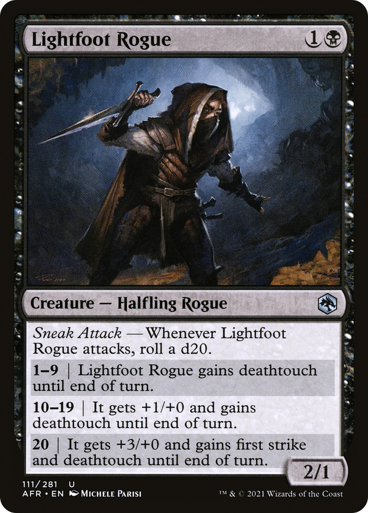 Magic: The Gathering - Lightfoot Rogue Foil - Adventures in the Forgotten Realms
