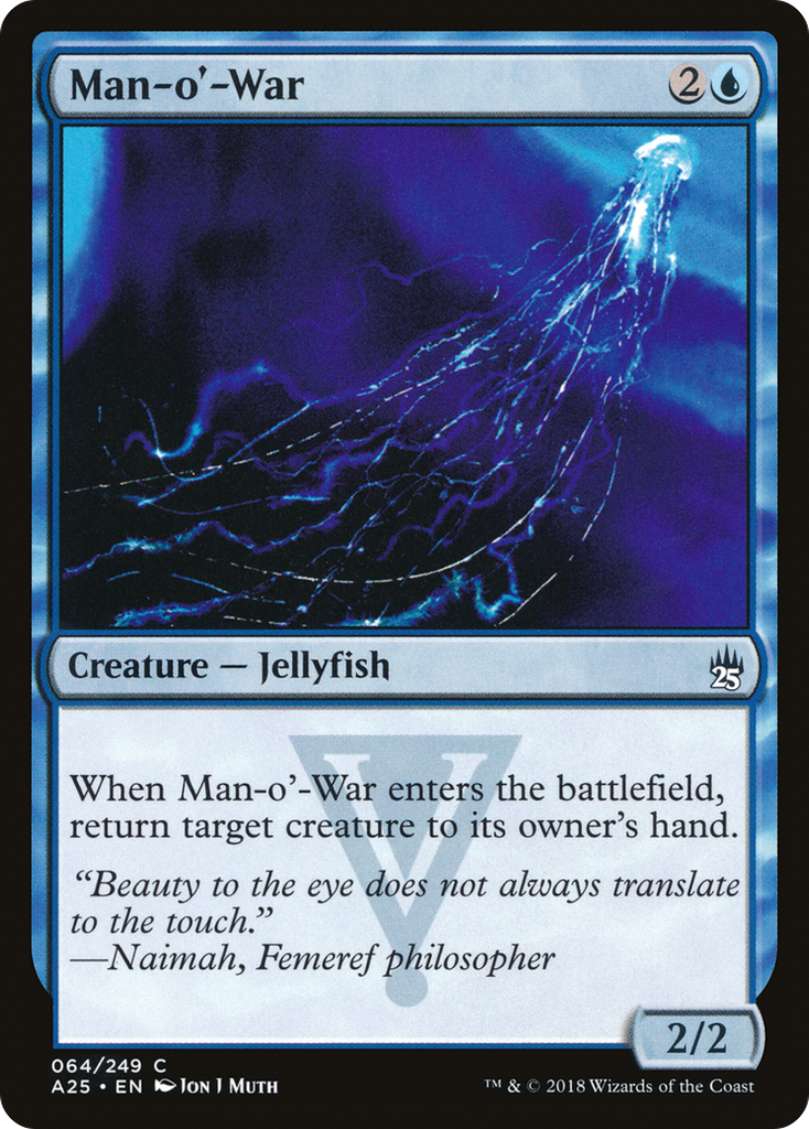 Magic: The Gathering - Man-o'-War - Masters 25